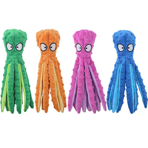 Dog Squeaky Octopus Toys with Banana